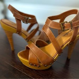 Paprika Heels, size 7. Gently worn. Beautiful shoes! These are just gorgeous!